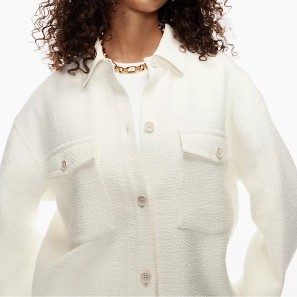 Aritzia Babaton Joan Shirt Jacket in Espace - Picture 3 of 5